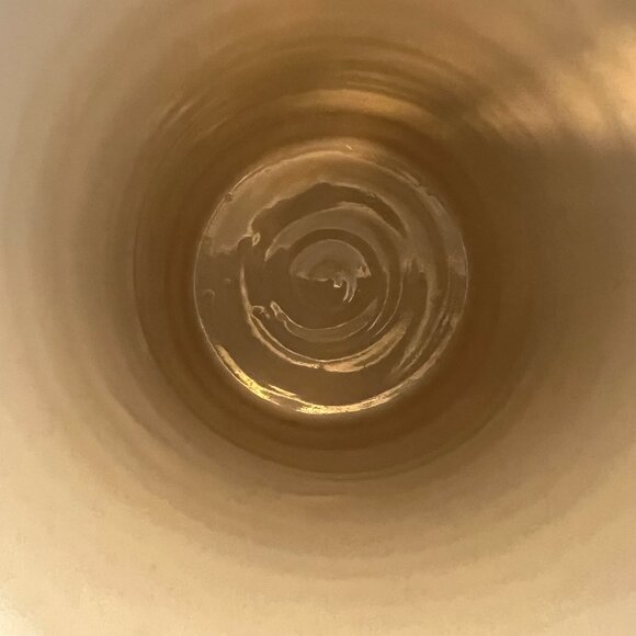 Handcrafted  Embossed Elephant Pottery Mug with Sgraffito Style Woodcut Look - Picture 6 of 10